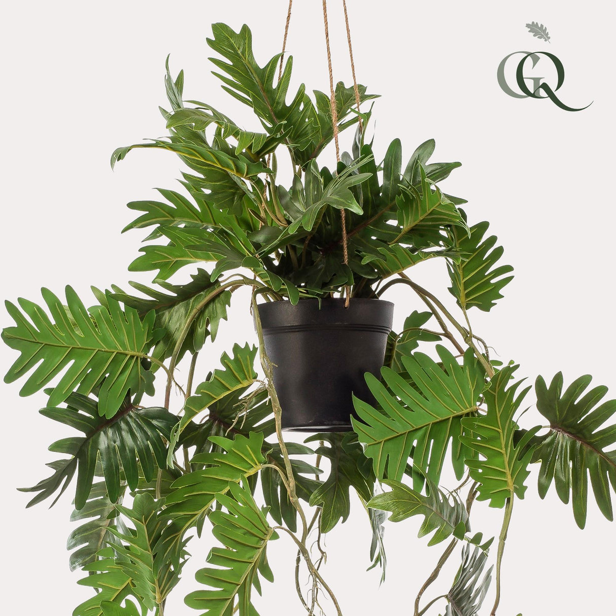 Kunstpflanze - Philodendron - Kletternder Baumliebhaber - 80 cm