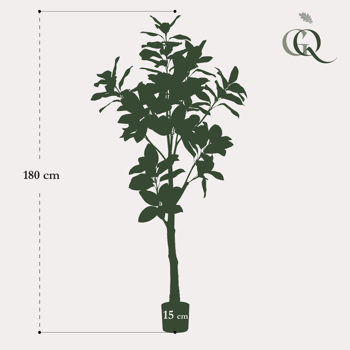 Plante artificielle - Magnolia Grandiflora - 180 cm