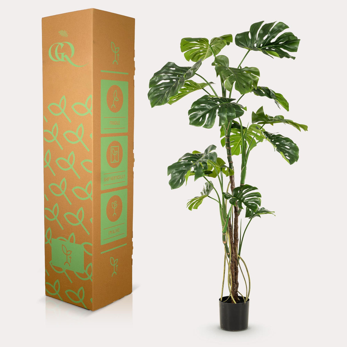kunstplant - Monstera - Gatenplant - 180cm