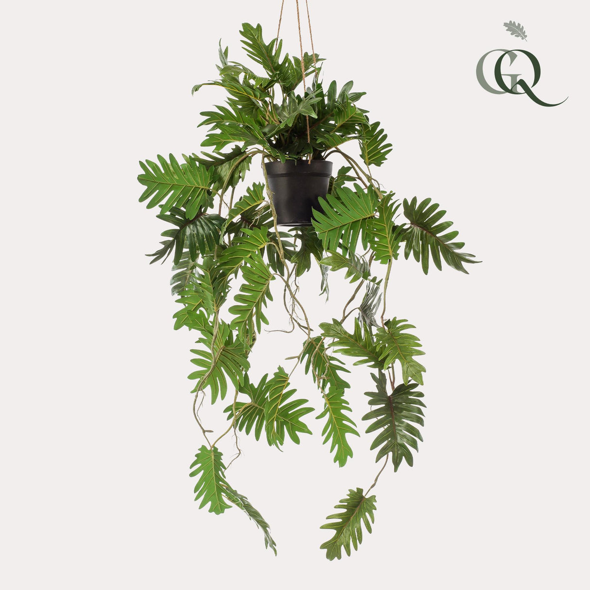 Kunstpflanze - Philodendron - Kletternder Baumliebhaber - 80 cm