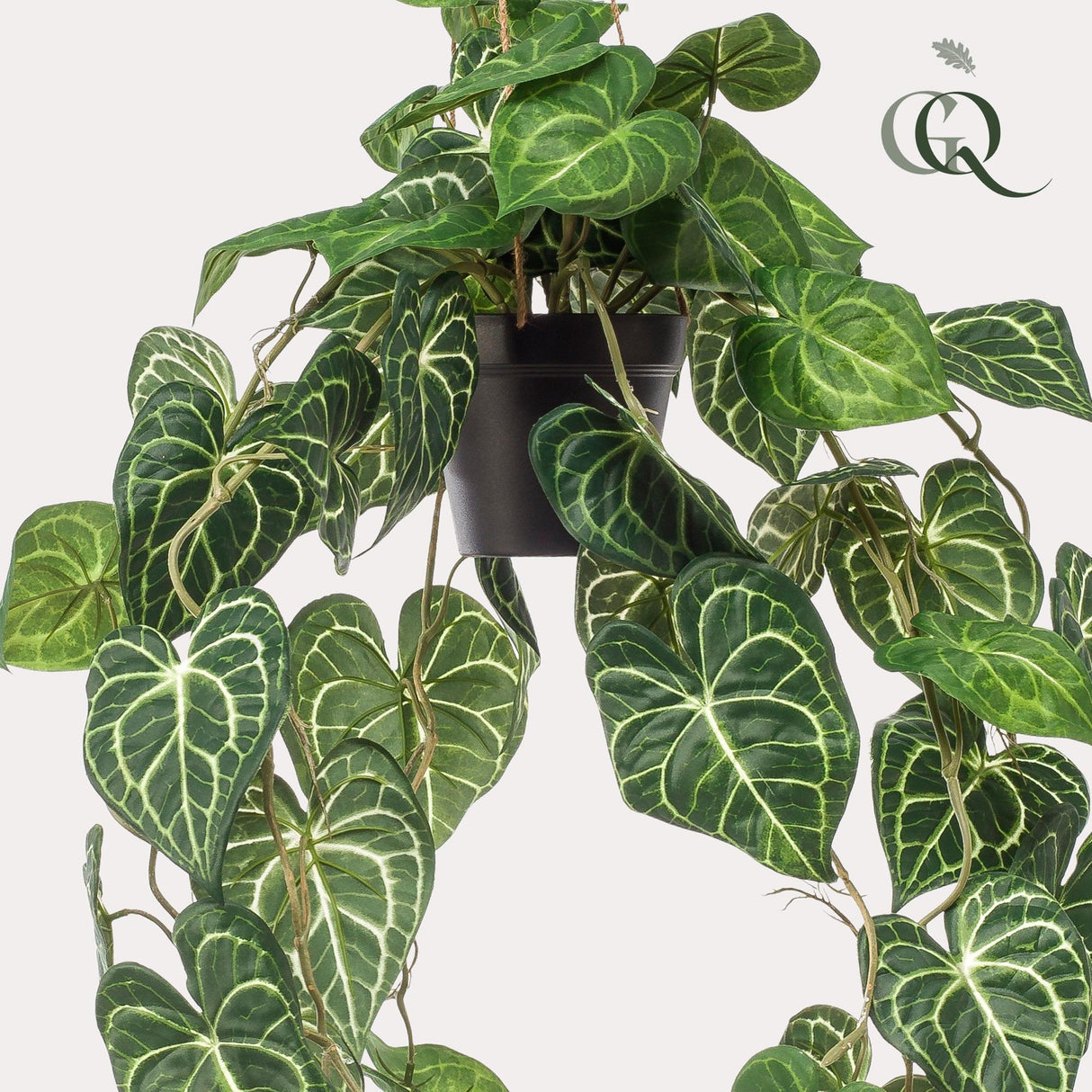 Kunstpflanze - Anthurium Clarinervium - Aderpflanze - 80 cm