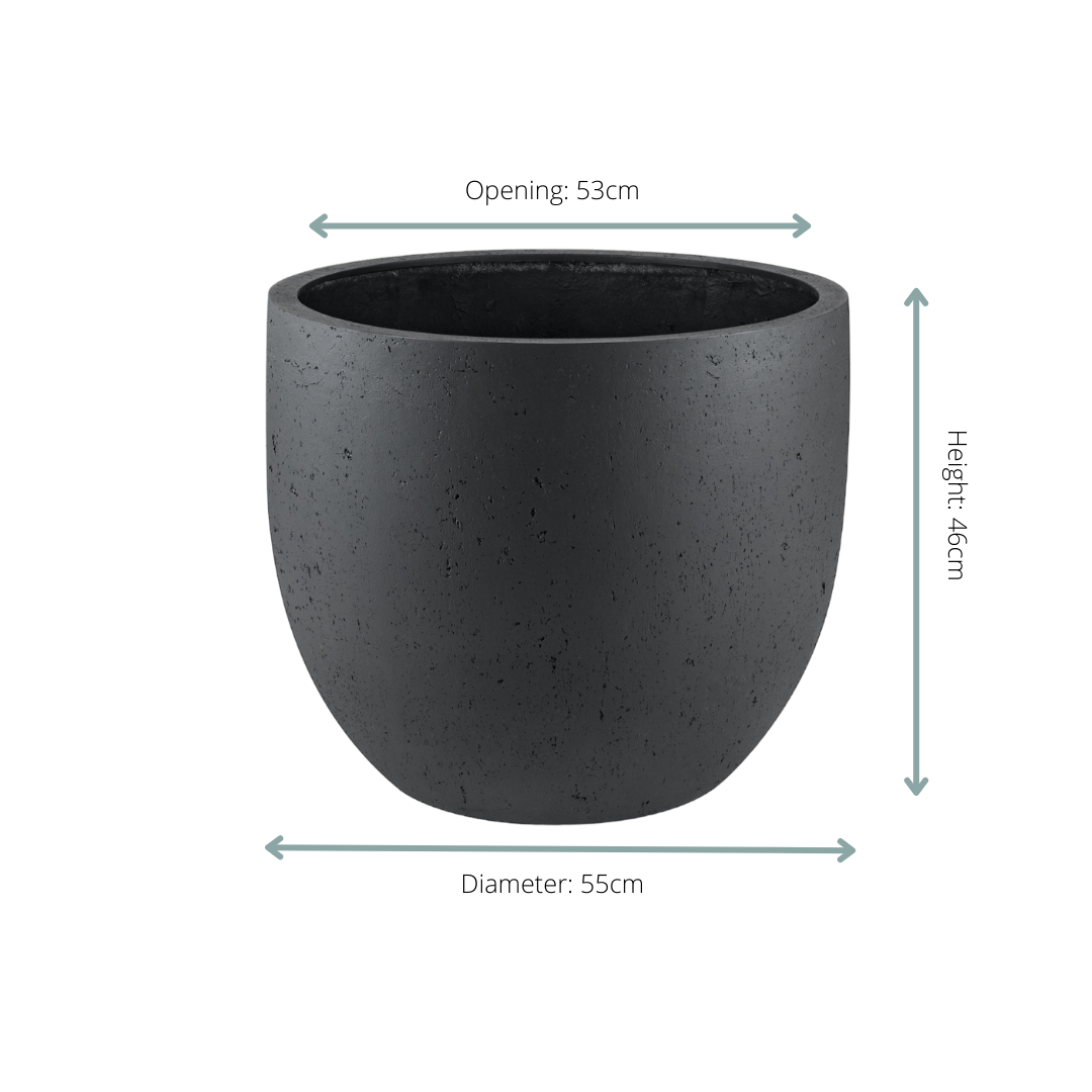 Pot Grigio New Egg Anthrazit - D55 x H46