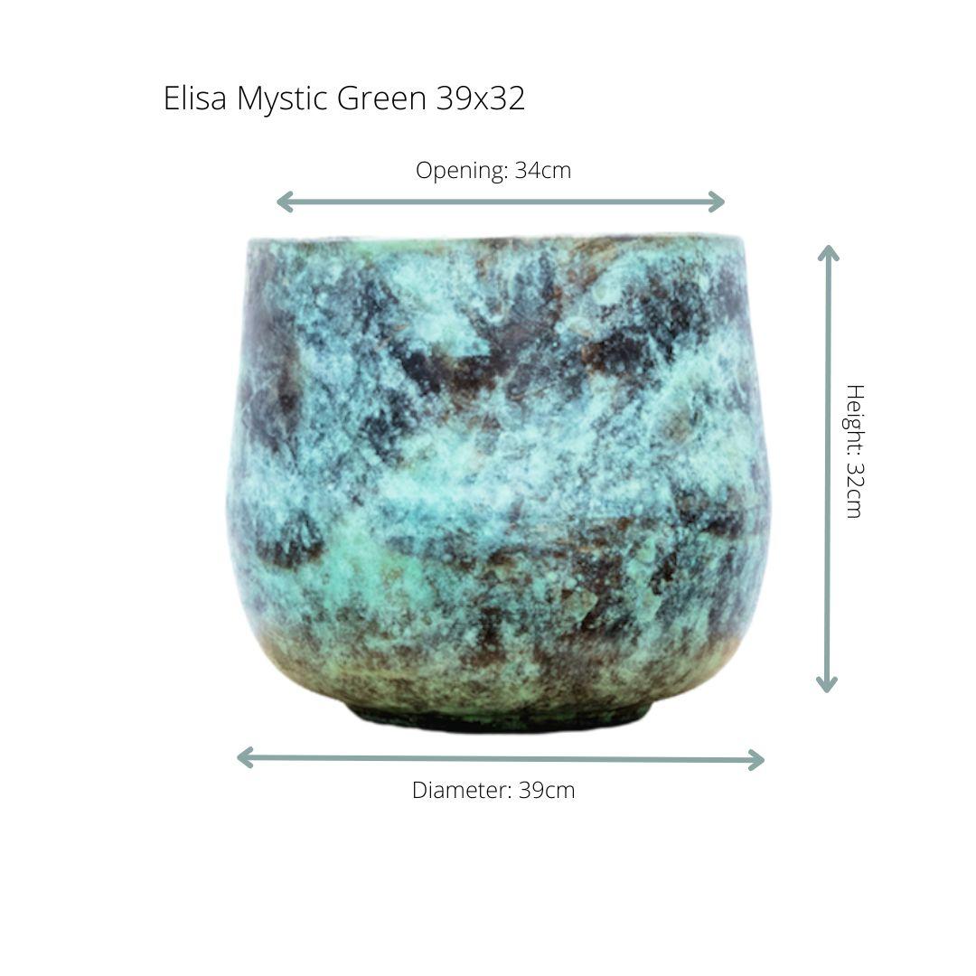 Elisa Mystic Grün - D39 x H32 - 39x32