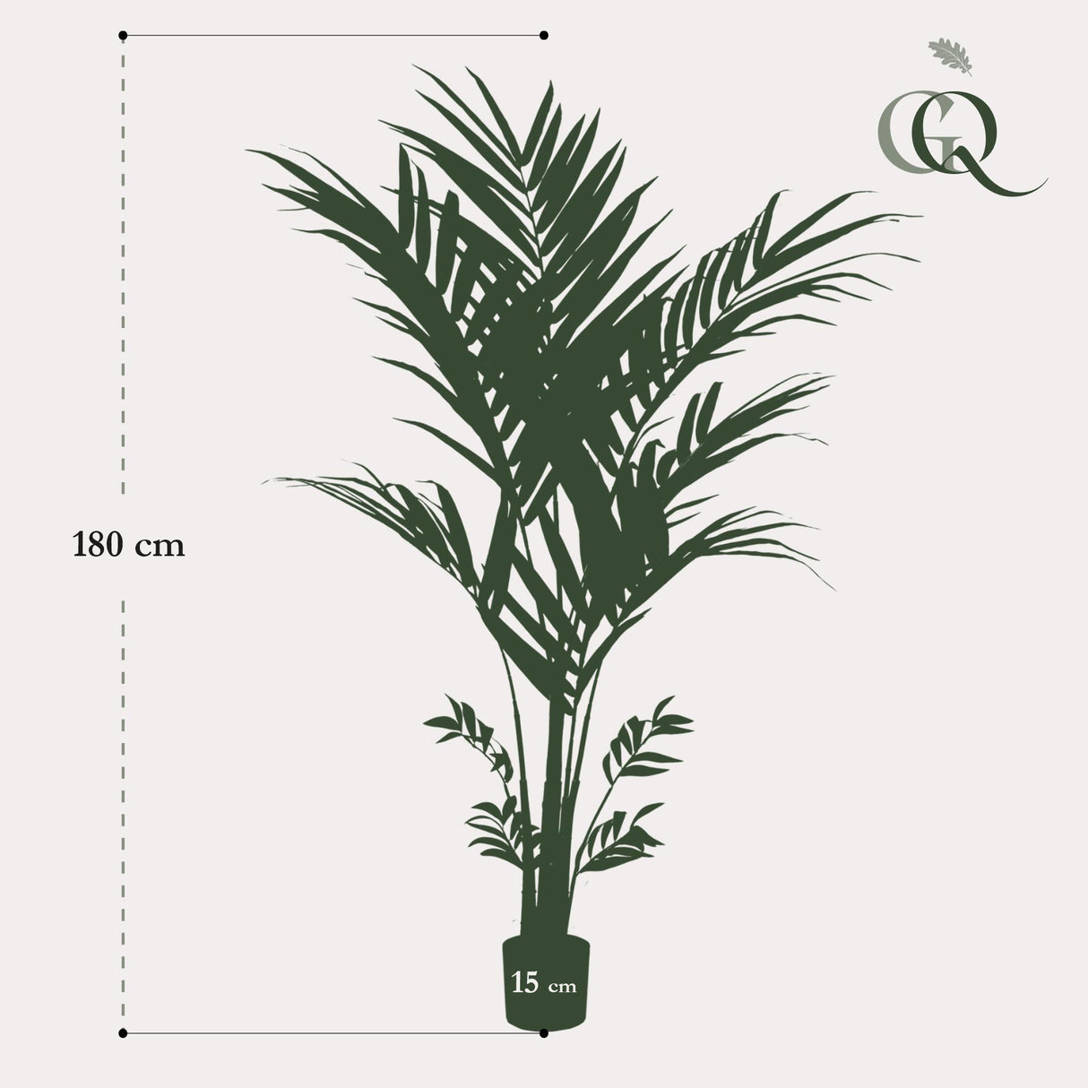 Kunstpflanze - Kentia - Kentiapalme - 180 cm