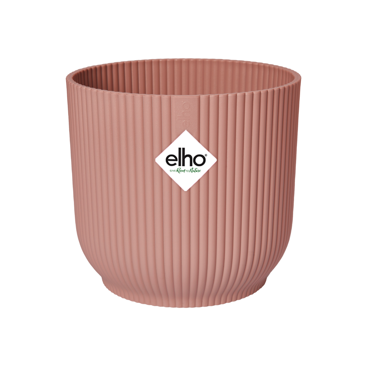 Pot elho Vibes Fold Round rose - avec roulettes - D35 x H33
