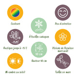 Borderpakket - Bodembedekkend - 24 Vaste planten - 3 m2 - Diversen kleuren - Weinig Onderhoud - Pot 11cm