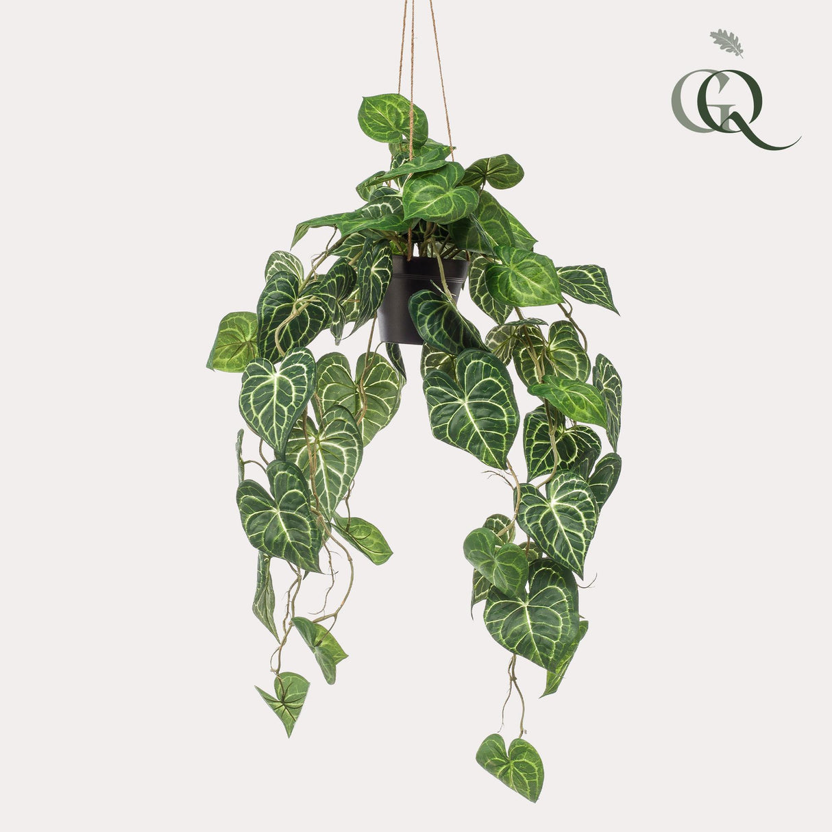 Kunstpflanze - Anthurium Clarinervium - Aderpflanze - 80 cm