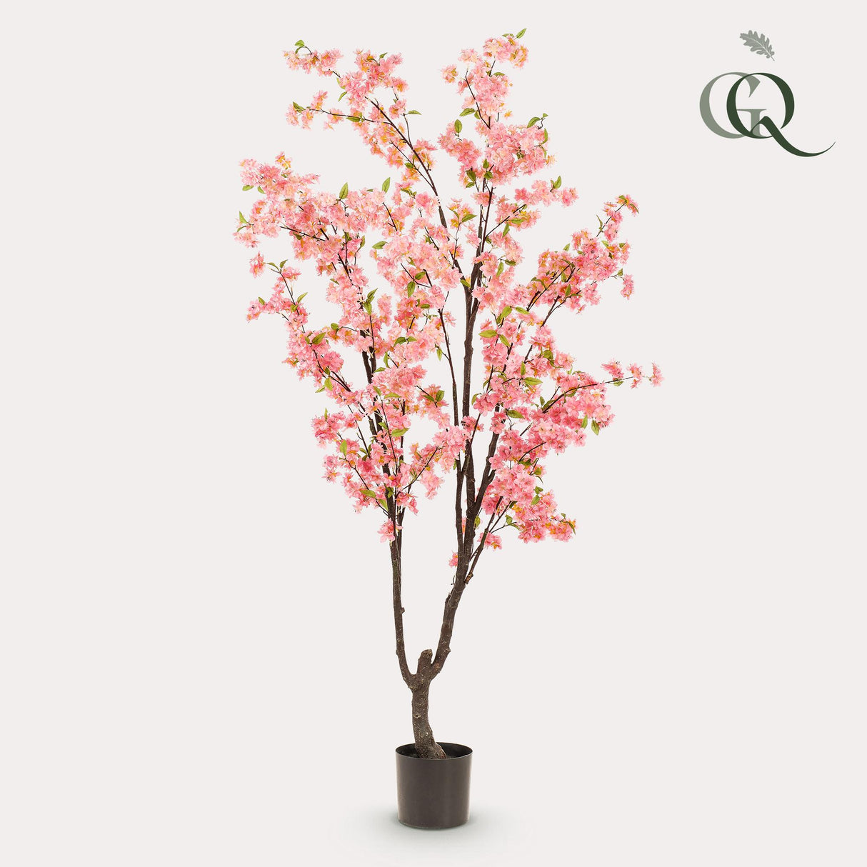 Kunstpflanze - Prunus - Kirschblüte - Rosa - 210cm