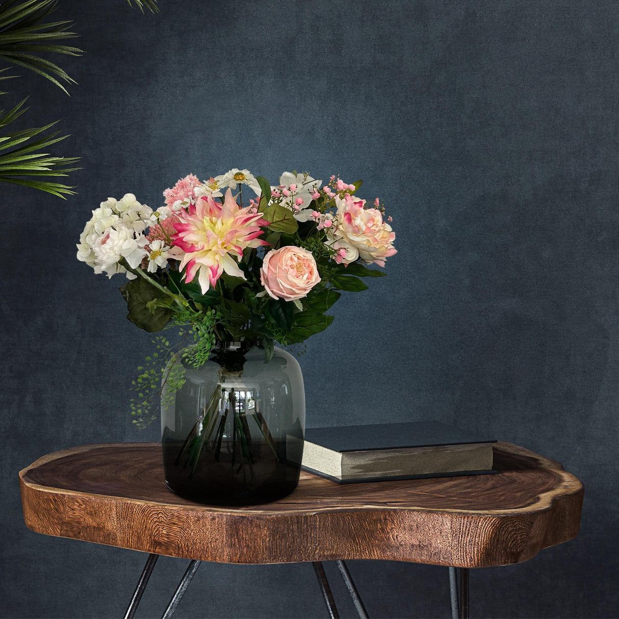 Fleurs artificielles - Bouquet M - Amoureux des pastels - 40 cm