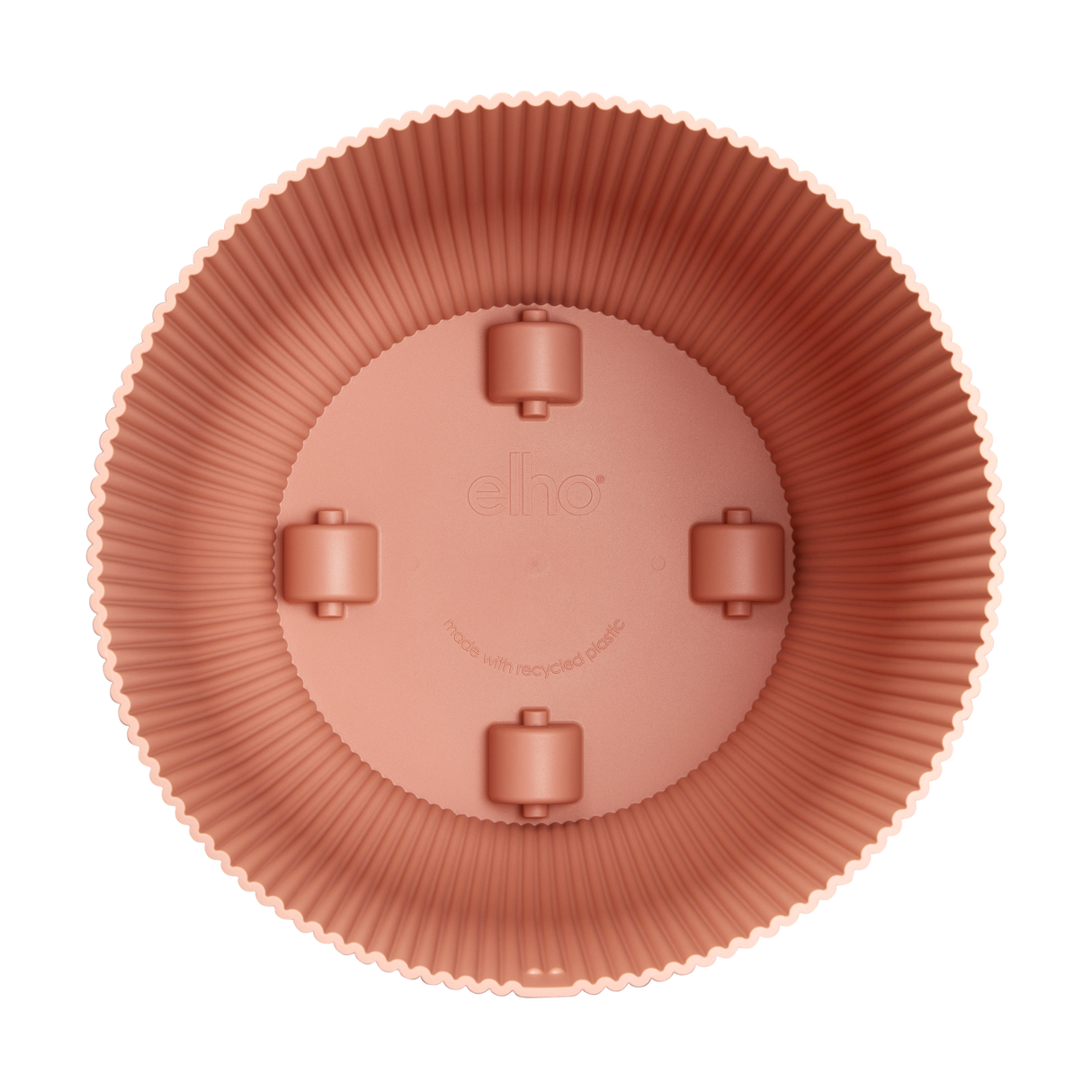 Pot elho Vibes Fold Round rose - avec roulettes - D35 x H33