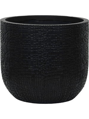 Capi Nature Skin Pot Bol Anthracite - D24cm - H21cm