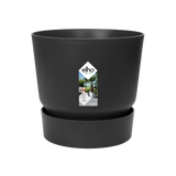 Pot elho Greenville Rund schwarz - D39 x H37