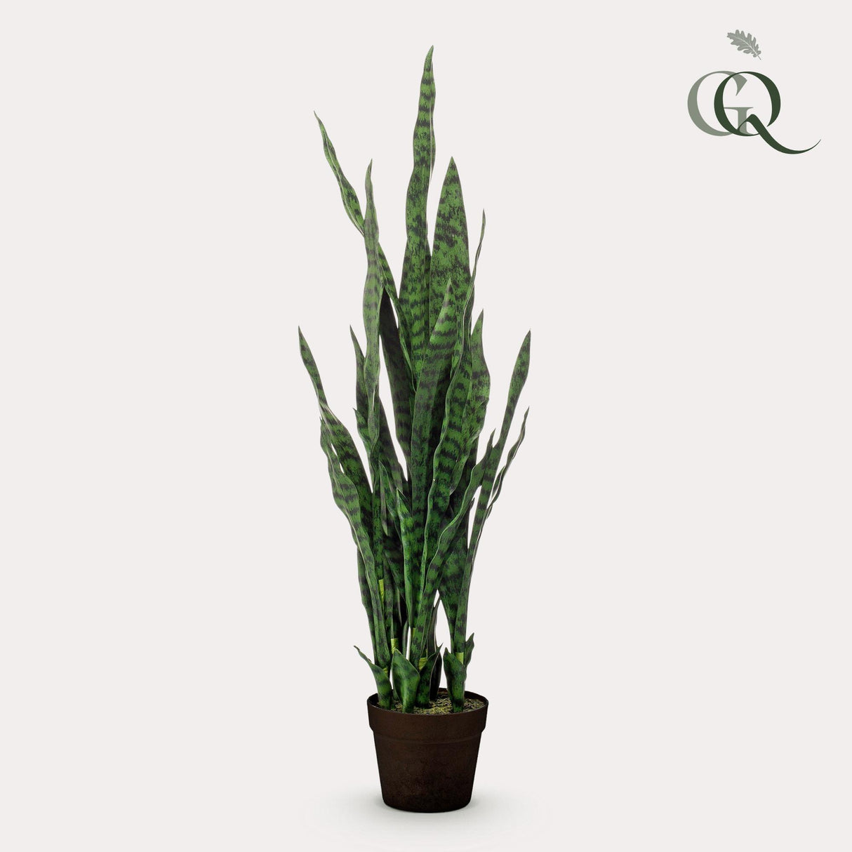 Plante artificielle - Sansevieria black coral - Langue de belle-mère - 97 cm