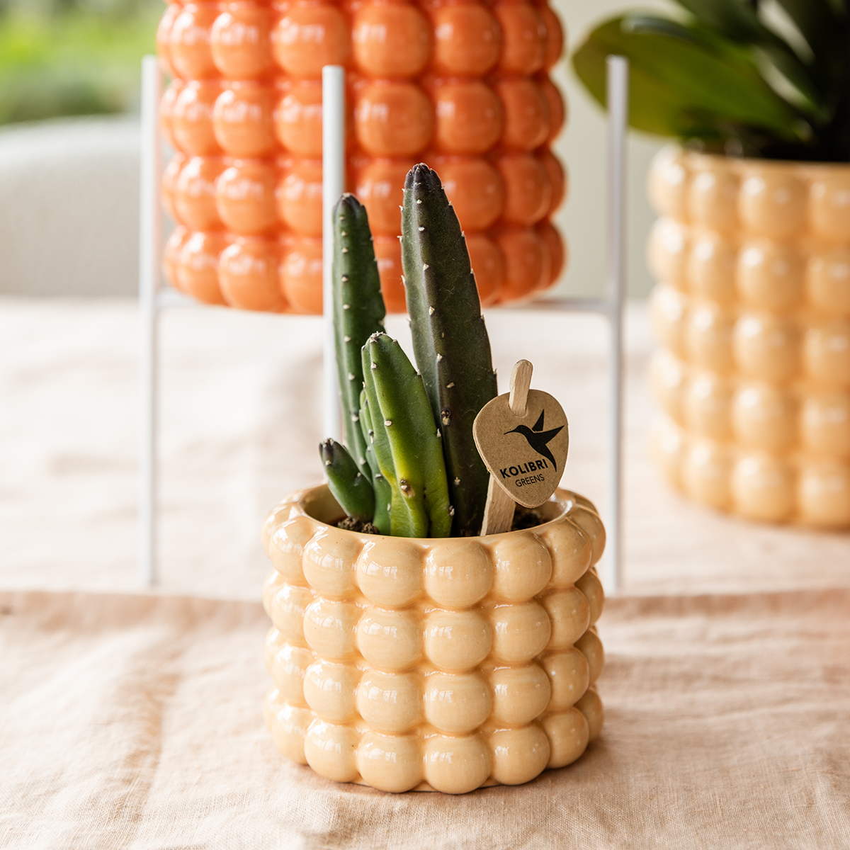 Kolibri Home | Poppy sierpot - Peach - Ø6cm