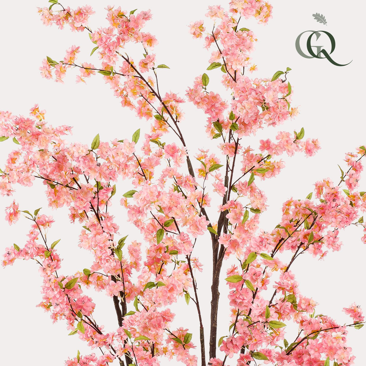 Kunstpflanze - Prunus - Kirschblüte - Rosa - 210cm