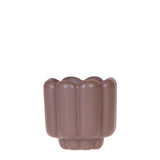 Kolibri Home | Pot décoratif rétro - Marron - Ø6cm