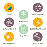 Borderpakket - Bodembedekkend - 24 Vaste planten - 3 m2 - Diversen kleuren - Weinig Onderhoud - Pot 11cm