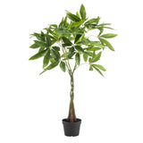 Kunstpflanze - Pachira aquatica - Geldbaum - 90cm