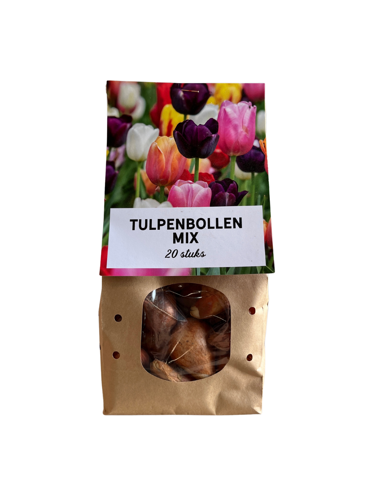 Lot de 15 sachets de bulbes de tulipes mélangés