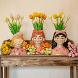 Tulpenstrauß Gelb - 5 Stück - 'Real Touch' Künstliche Tulpen - 42 cm (gelb)