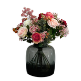 Kunstblumen - Strauß M - Flammenrosen - 45 cm