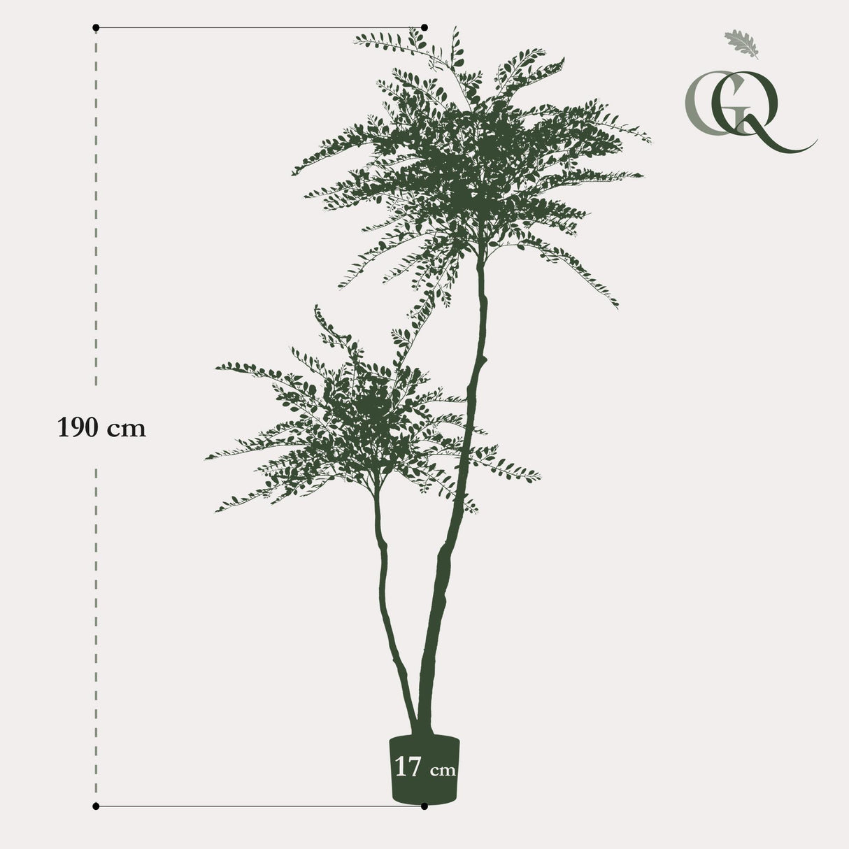 Kunstpflanze - Sophora-Baum - Honigbaum - 190cm