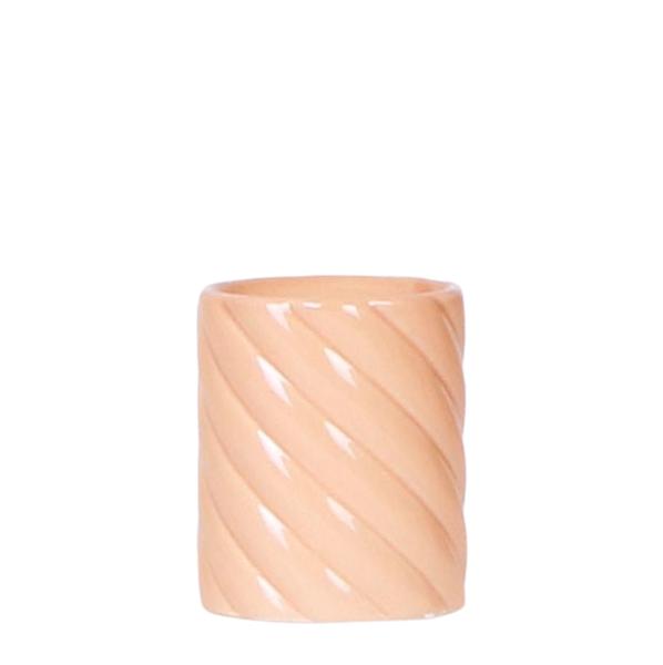 Kolibri Home | Candy Zierpot | Hoch - Pfirsich - Ø6cm